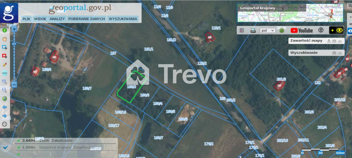 600 m do jeziora/Regularny kształt/Duża działka - Gallery Image 2