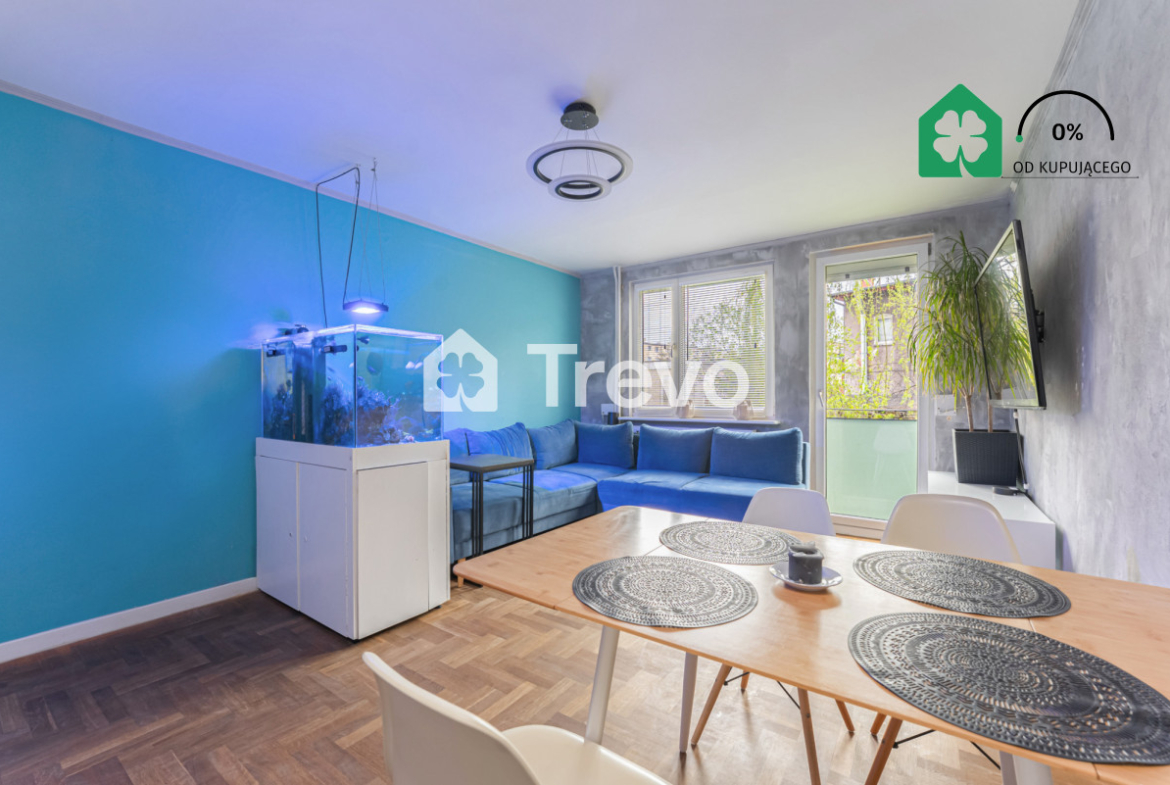 3 pokoje blisko plaży i centrum, oddzielna kuchnia - Gallery Image 3