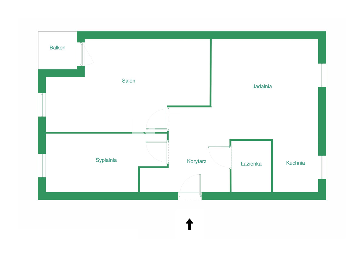3 pok. | Balkon | Dobrze skomunikowane - Gallery Image 20