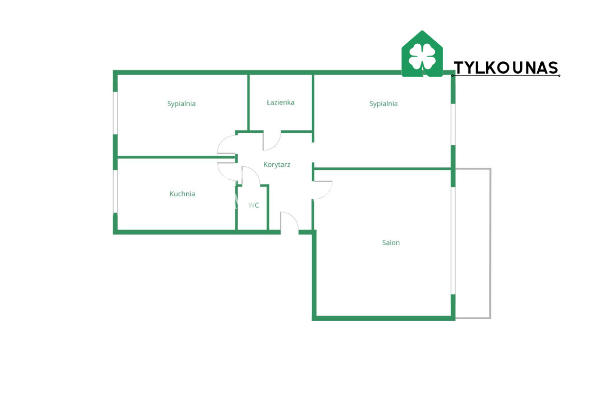 Chełm | Doskonała lokalizacja | 3 pokoje+ kuchnia - Gallery Image 3