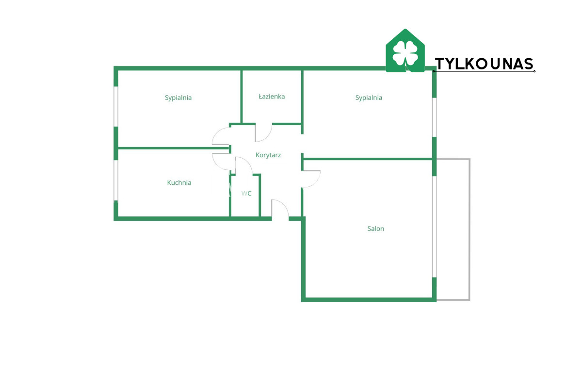 Chełm | Doskonała lokalizacja | 3 pokoje+ kuchnia - Gallery Image 3