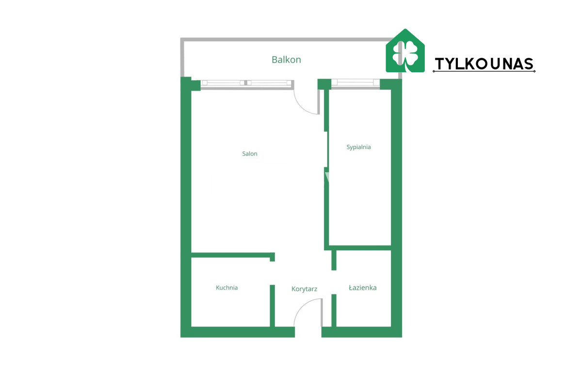 2 pokoje | Balkon z widokiem na Park | VII Dwór - Gallery Image 2