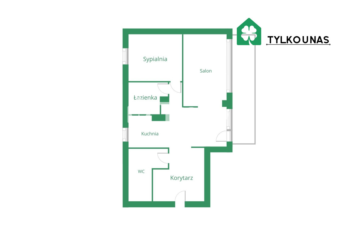2 pokoje | Świetnie skomunikowane | Działki Leśne - Gallery Image 2