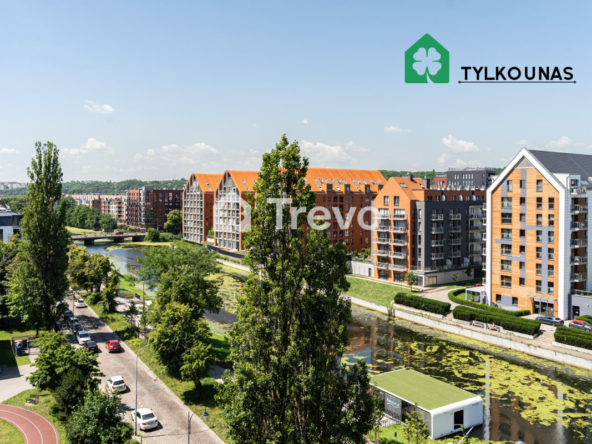 Widok na Motławę - 550m od mostu Stągiewnego