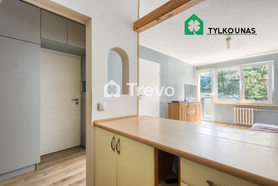 Widok na las | CO z sieci miejskiej | Balkon