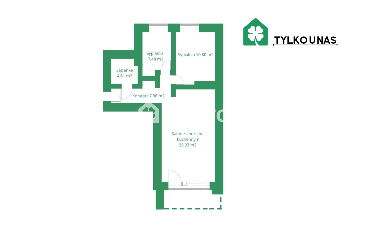3 pokoje | Balkon | Logoterma | Jasień - Gallery Image 14