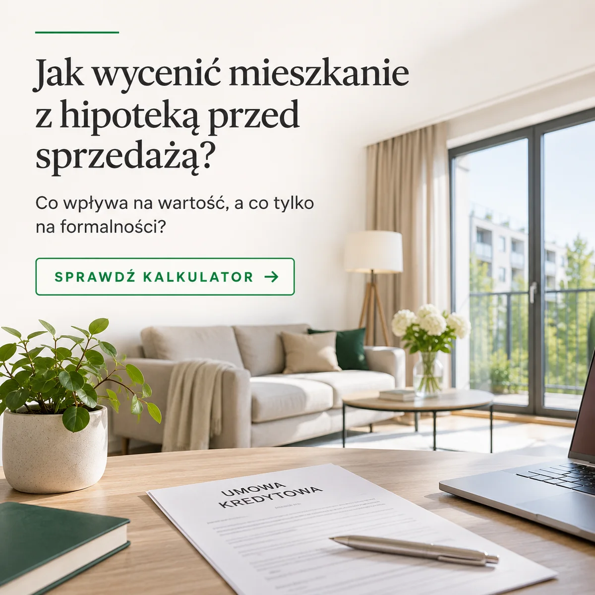 Jak wycenić mieszkanie z hipoteką przed sprzedażą
